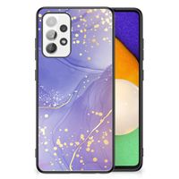 Kleurrijke Telefoonhoesje voor Samsung Galaxy A52 | A52s (5G/4G) Watercolor Paars