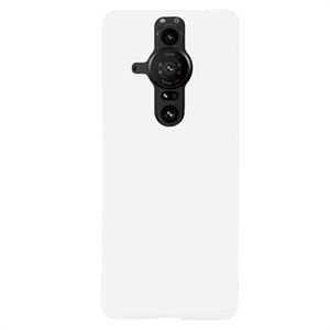 Sony Xperia Pro-I Rubberen Plastic Case - Wit