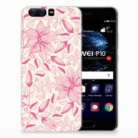 Huawei P10 TPU Case Pink Flowers - thumbnail