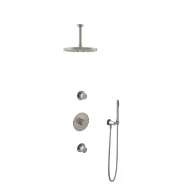 Hotbath Get Together IBS1GN inbouwdouche met 15cm plafondbuis en 30cm hoofddouche geborsteld nikkel Hotbath Get Together IBS1GN inbouwdouche met 15cm plafondbuis en 30cm hoofddouche geborsteld nikkel