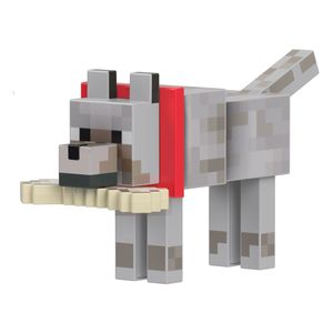 Minecraft Diamond Level Action Figure Wolf 14 cm