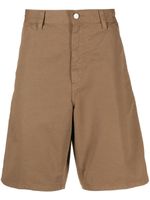 Carhartt WIP short Single Knee en coton - Marron