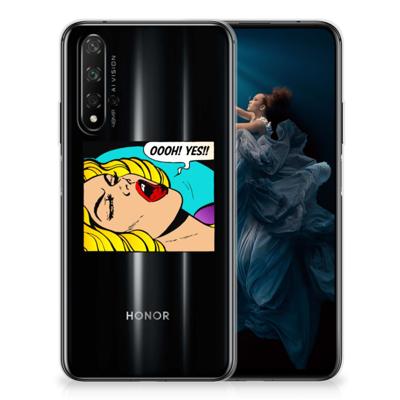 Honor 20 Silicone Back Cover Popart Oh Yes