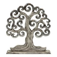 Houten Tree of Life Wit (27 x 24 cm) - thumbnail