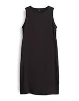 OPUS Wemba Mini-jurk voor dames, zomerse jurk met geribbelde manchetten, Midnight Brown, 40