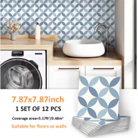 NordicTyle - 12-delige Scandinavische Vloersticker Set