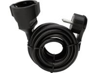 Kopp 143605083 Stroom Verlengkabel Zwart 3.00 m H05VV-F 3G 1,5 mm²