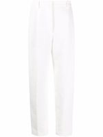 Brunello Cucinelli pantalon fuselé en lin mélangé - Blanc