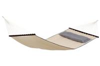 AMAZONAS Staafhangmat XL American Dream Sand incl. hoofdkussen 200x120 cm tot 180 kg