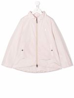 Herno Kids veste zippée à col montant - Rose