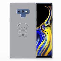 Samsung Galaxy Note 9 Telefoonhoesje met Naam Grijs Baby Olifant - thumbnail