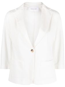 Fabiana Filippi blazer à simple boutonnage - Blanc