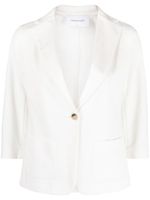 Fabiana Filippi blazer à simple boutonnage - Blanc