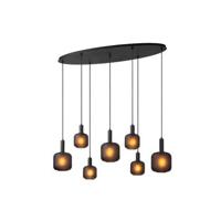 Lucide ELOISE Hanglamp 7xE27 - Zwart - thumbnail