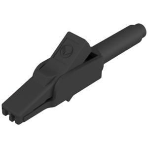 SKS Hirschmann MA 260 SH sw Veiligheids-krokodilklem Steekaansluiting 4 mm CAT II 300 V Zwart