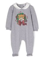 Moschino Kids pyjama à imprimé Teddy Bear - Gris