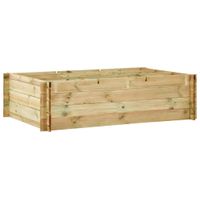 Plantenbak 150x100x40 cm FSC-gecertificeerd hout - thumbnail