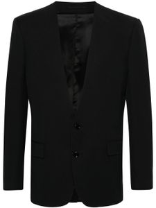 Lardini blazer à simple boutonnage - Noir