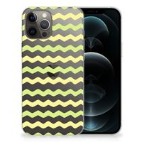 iPhone 12 Pro Max TPU bumper Waves Yellow - thumbnail