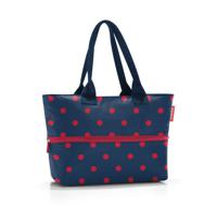 Reisenthel Shopper E1- Mixed Dots Red - thumbnail