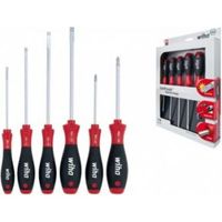 Wiha - Screwdriver Set Softfinish® 302sf Zk6 So Satz 6-tlg. Schlitz/pz