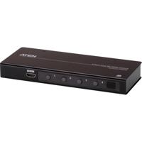 ATEN VS481C HDMI-switch 4 + 1 poorten Via PC bedienbaar, Met afstandsbediening 4096 x 2160 Pixel