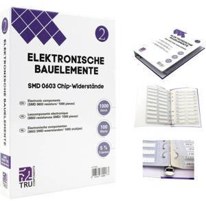 TRU COMPONENTS TC-6869404 TC-6869404 Assortiment SMD 0603 0.1 W 5 % 1000 onderdelen