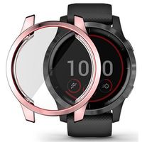 Hat Prince Garmin Venu 2S TPU Hoesje met Schermbeschermer - 40mm - Rosé goud - thumbnail