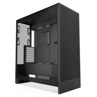 NZXT H7 Flow | ATX-luchtstroomkast voor het middensegment | Ondersteuning voor 3 x 120 mm ventilatoren aan de onderkant voor GPU-koeling | Inclusief 3 x 120 mm ventilatoren aan de voorkant | Zwart
