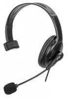 Manhattan 180849 hoofdtelefoon/headset Bedraad Hoofdband Kantoor/callcenter USB Type-A Zwart - thumbnail