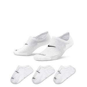 Nike Everyday Plus Cushioned Enkelsokken 3-Pack Dames Wit Zwart