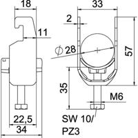 OBO Bettermann 1186722 Beugelklem 1 stuk(s)