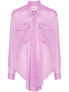 MARANT ÉTOILE chemise Nath à design asymétrique - Violet