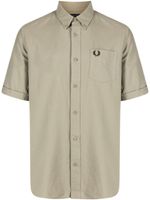 Fred Perry chemise en coton à logo brodé - Vert