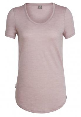 Icebreaker T-shirt Solace dames merinowol lichtblauw Icebreaker T-shirt Solace dames merinowol lichtblauw