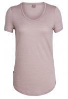 Icebreaker T-shirt Solace dames merinowol lichtblauw