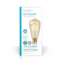 Nedis WIFILF10GDST64 Wi-fi Smart Led-lamp Met Filament E27 St64 5 W 500 Lm - thumbnail