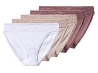 esmara Set van 5 dames onderbroeken (Roze/lichtroze/wit, L (44/46))