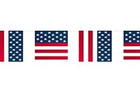Folat - USA Party Vlaggenlijn - 10 meter