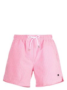 BOSS Velvetfish striped swim shorts - Rose