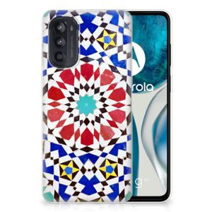 Motorola Moto G52/G82 TPU Siliconen Hoesje Mozaïek