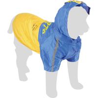 Honden Regenjas 2in1 Scout + Fleece 48 cm ruglengte Flamingo Blauw
