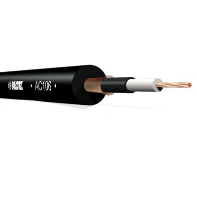 Klotz AC106 SW audiokabel per meter