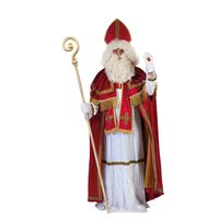 Sinterklaas kostuum - inclusief gouden staf 185 cm - thumbnail