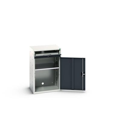 Bott Verso Computerkast | 650x550x1000mm | 1 Legbord | 1 Schuiflade | RAL 7016 - 16928000.19 Bott Verso Computerkast | 650x550x1000mm | 1 Legbord | 1 Schuiflade | RAL 7016 - 16928000.19