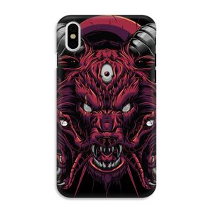 Hell Hound and Serpents: iPhone XS Tough Case