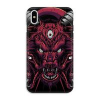 Hell Hound and Serpents: iPhone XS Tough Case