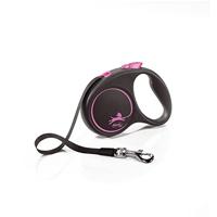 FLEXI | Flexi Rollijn Black Design Tape Roze