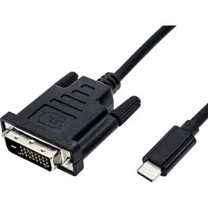 ROLINE USB type C - DVI adapterkabel, M/M, 2 m