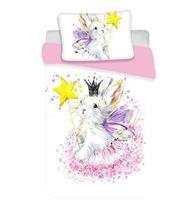 Jerry Fabrics 18BS290 Sweet Home konijnenbabybeddengoed set 100 x 135 cm + 40 x 60 cm